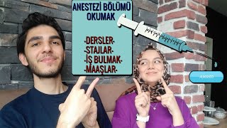 ANESTEZİ BÖLÜMÜ OKUMAK  İŞ BULMA OLANAKLARI MAAŞLARI DERSLER TAVSİYELER  BÖLÜM TANITIM 2 💉 [upl. by Glynnis]