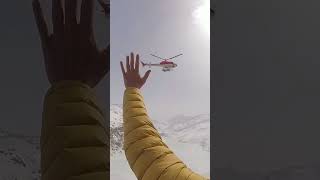 SOS Helicopter Rescue in the Alps switzerland hiking winter backpacking [upl. by Ainad]