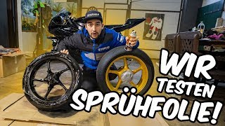 Wir testen Sprühfolie auf der Yamaha R6 [upl. by Domingo668]