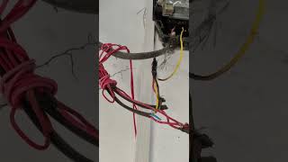 Wiring 🔥😱electrician meter wiring wireshark MCB electrical electricalwork short [upl. by Nirtak353]