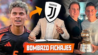 BOMBAZO COLOMBIANO x JUVENTUS FIRMA CONTRATO l MERCADO de FICHAJES l SANCION a COLOMBIA [upl. by Lukash]