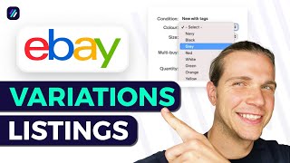 How to Use eBay Listing Variations  Full Guide To Boost Your Sales [upl. by Ninon]