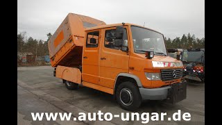 MercedesBenz 614 D Vario Kipper DOKA Plane °961 wwwautoungarde [upl. by Ahiel]