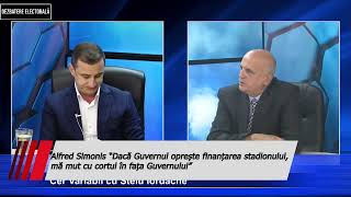 Alfred Simonis “Dacă Guvernul oprește finanțarea stadionului mă mut cu cortul în fața Guvernului” [upl. by Culbertson378]