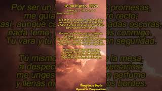 Salmo responsorial cantado de Hoy Tono Salmódico 1D del 18 de Mar 2024 [upl. by Pallua121]