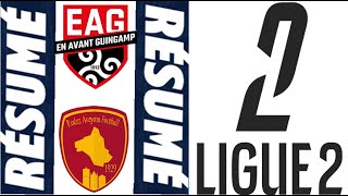 Rodez AF 12 En Avant Guingamp Résumé  Ligue 2  20242025 [upl. by Fotina]