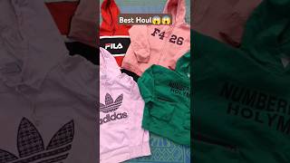 Unisex Hoodies comment for price shorts hoodie thriftstorefinds thrifthaul lowprice addidas [upl. by Eocsor]