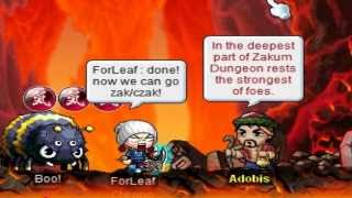 Maplestory Best Zakum Quest Guide Last Stage [upl. by Yssirhc858]