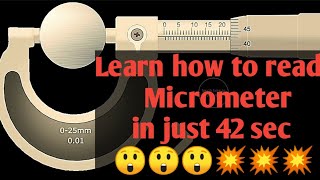 How to Read Micrometer How to use Micrometer Micrometer 😲😲😲💥💥💥 [upl. by Je]