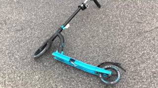 Hudora Bold Cushion One Touch Big Wheel im Test  Der Kickroller mit Federung kurz vorgestellt [upl. by Dnomsed]