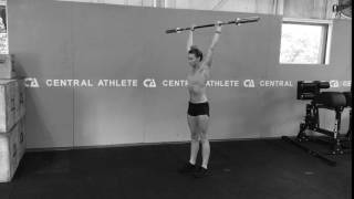 Standing Barbell Shoulder Flexion [upl. by Ardnohsed681]