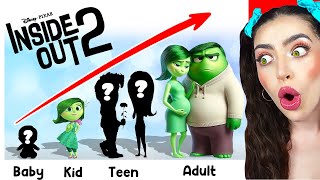 INSIDE OUT 2 Movie Characters GROWING UP LIFE AFTER HAPPY ENDING [upl. by Yna]