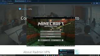 สอนโหลดและเปิด LAN เล่น Minecraft กับเพื่อนด้วย Radmin VPN [upl. by Anilorak]