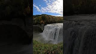 The fall colors and roaring waters of Letchworth State Park nature hiking shorts [upl. by Sherline]