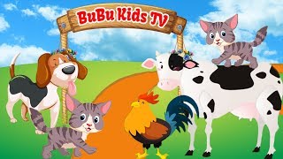 Les animaux de la ferme pour bébé  Apprendre animaux en francais [upl. by Kerwin932]