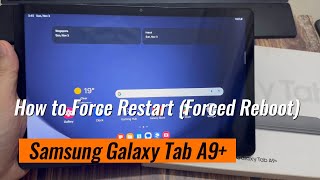 Samsung Galaxy Tab A9 How to Force Restart Forced Reboot [upl. by Armilda]