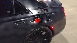 Mopar 2017 Chrysler 300s with 24 inch rims new shoes new look with amazon srt spoiler mod [upl. by Cobby]