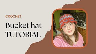 CROCHET Bucket hat tutorial EASY AND FAST [upl. by Ellehcan]