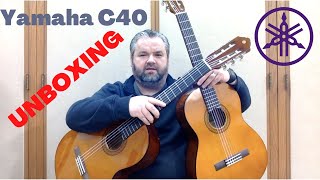 Yamaha C40 Classical Guitar UNBOXING X2 [upl. by Dupre886]