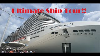 MSC Meraviglia Ultimate Ship Tour [upl. by Annahsit]