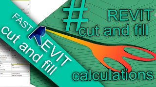 Revit cut and fill calculation calcolo sterro e riporto [upl. by Erlinna]