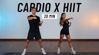 20 MIN CARDIO HIIT WORKOUT  ALL STANDING  Full Body No Equipment No Repeats [upl. by Tomasina758]