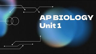 AP BIO UNIT 1 Review [upl. by Neysa]