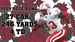 Classic Performances Ron Dayne runs over UCLA in the Rose Bowl 1999 [upl. by Harikahs]