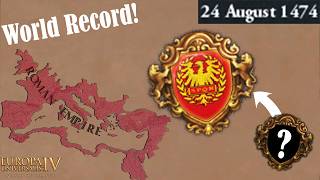 This is how I Restored the Roman Empire in just 29 Years WR  1374 ✦ SPQR eu4 [upl. by Niwled]