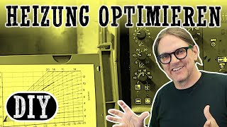 DIY  Heizung optimieren  Heizkosten sparen  ohne Kosten  durch Anpassung der Heizkurve [upl. by Sirois]