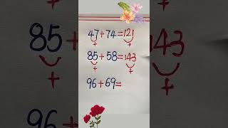 A different way to add❤️🥰💯🧠 maths multplication matheducation mathstricks foryou [upl. by Murphy]