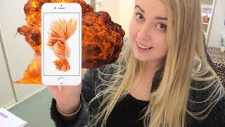 UNBOXING AN APPLE IPHONE 6S IN ROSE GOLD [upl. by Nason317]