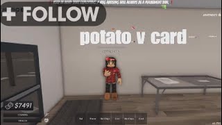 potato v card [upl. by Ithaman]