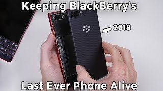 Saving Blackberry’s Last Ever Phone  Key2 LE Repair [upl. by Leksehcey]