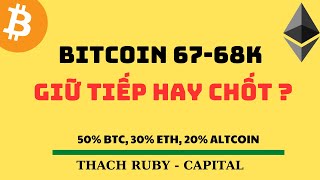 ❌ BITCOIN 6768K GIỮ TIẾP HAY CHỐT LỜI [upl. by Roon]