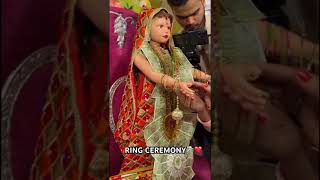 Thakurji amp Tulsi ji RING CEREMONY 💍❤️ shwetapunjaban wedding trending love youtube shorts [upl. by Misha]