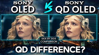 Sony A95K vs A80J  OLED vs QD OLED TV Comparison [upl. by Bigot]