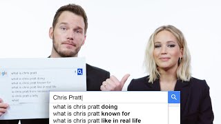 Jennifer Lawrence amp Chris Pratt Answer the Webs Most Searched Questions  WIRED [upl. by Gertie728]