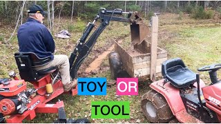 Towable BackhoeExcavator Toy or Tool EP59 [upl. by Flore649]