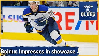 Bolduc amp Cranley Were Standouts In The St Louis Blues Prospect Showcase [upl. by Annek]