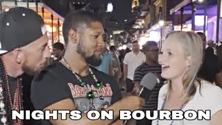 Interviewing Strangers On Bourbon Street pt1 W NightsOnBourbon [upl. by Ebberta567]