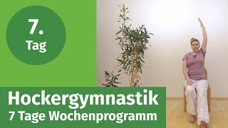 Hockergymnastik  Wochenprogramm Tag 7 [upl. by Marquet]