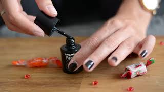 Tuto Halloween avec le vernis peel off semi permanent Meanail Paris [upl. by Metts]