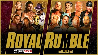 WWE Royal Rumble 2002  Triple H Stone Cold Kurt Angle Undertaker amp Jazz [upl. by Zoes]