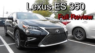 2016 Lexus ES 350 amp 300h Full Review [upl. by Ahtiuqal]