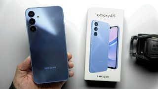 Samsung Galaxy A15 Unboxing  HandsOn Antutu Design Unbox Camera Test [upl. by Eiramanin]