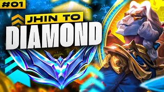 How to play Jhin in low Elo  Jhin Unranked to Diamond 1  Jhin ADC Gameplay Guide [upl. by Sal]