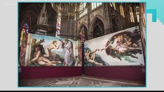 Michelangelo’s Sistine Chapel at America’s Center open through Sunday [upl. by Bordie]