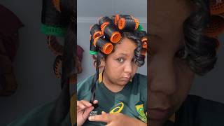 Rollerset Tutorial on Natural Hair [upl. by Sansbury]