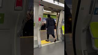 BART Now Boarding at Bay Fair  Green Line Train to Daly City [upl. by Attenyw]